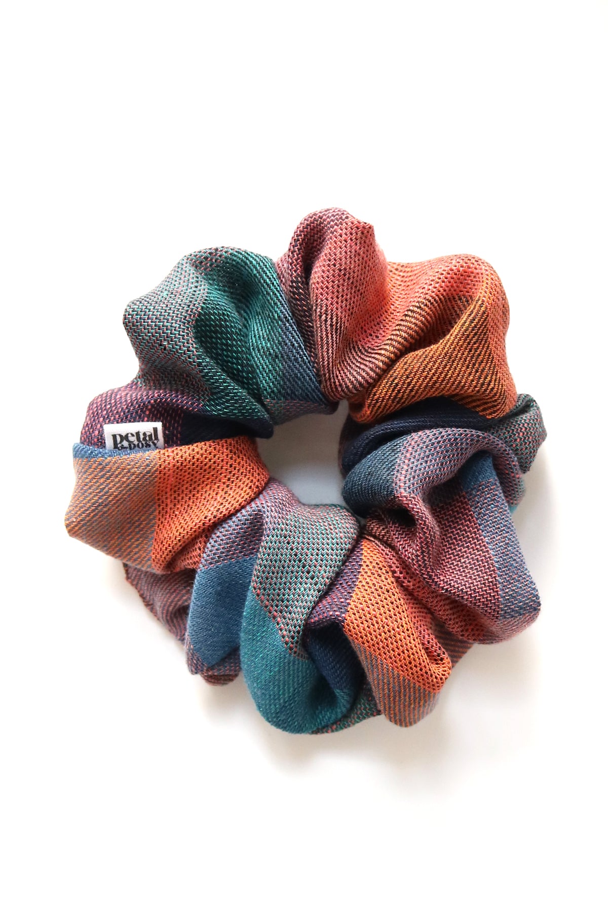 Tartan Super Fluff Scrunchie