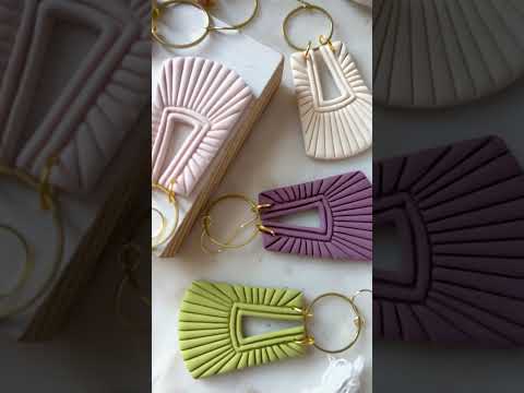 Venetian Polymer Clay Earrings | Choose Your Colour