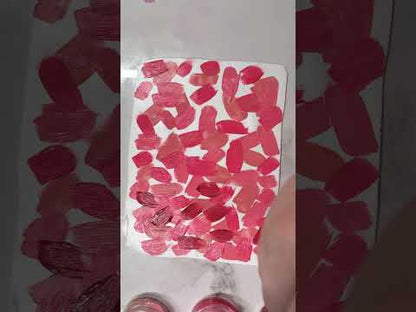 Strawberry Fields Forever Polymer Clay Hoop Earrings