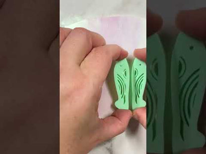Sardine Polymer Clay Fish Earrings