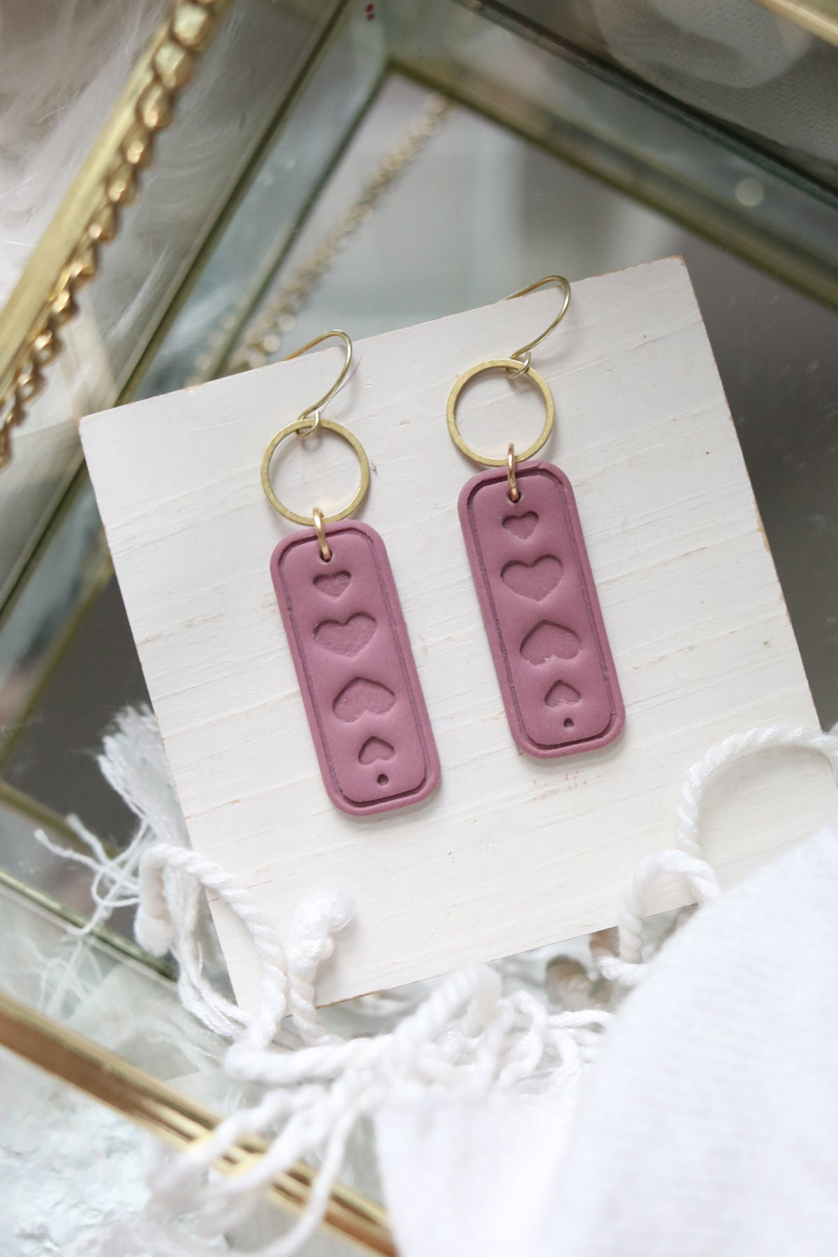 Queen Of Hearts Earrings | Choose Your Colour - Petal & Posy