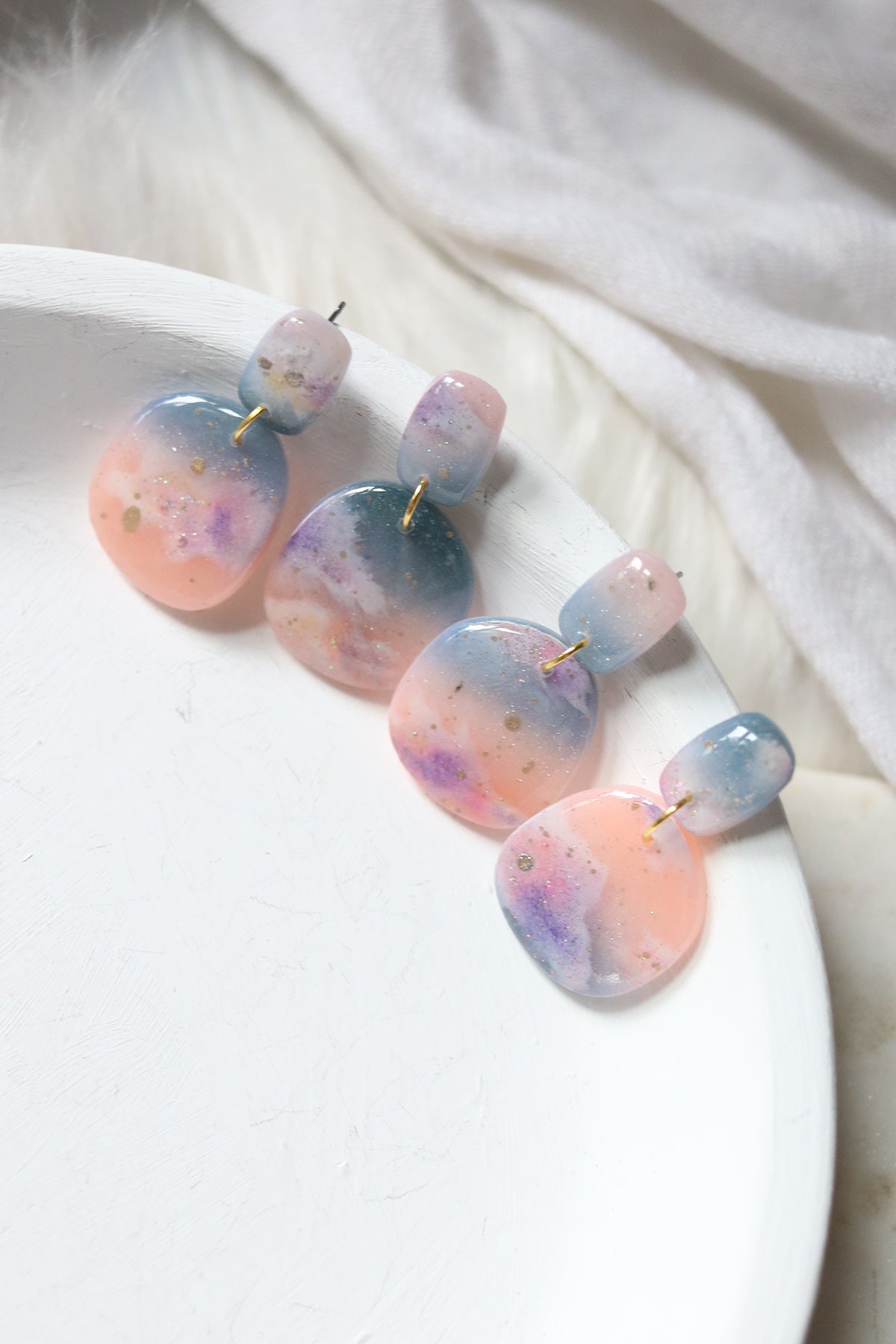 Dreamweaver Polymer Clay Earrings