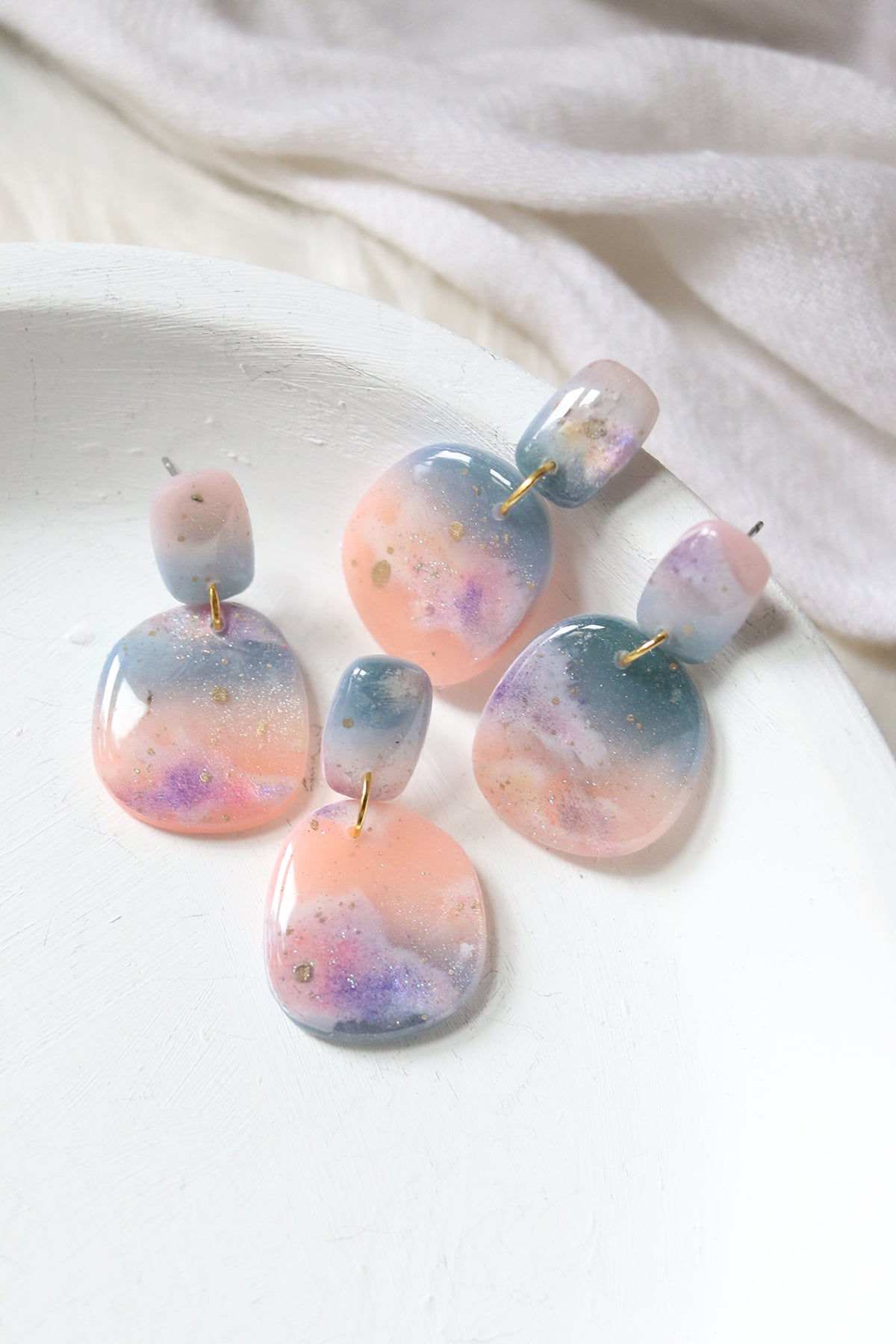 Dreamweaver Polymer Clay Earrings