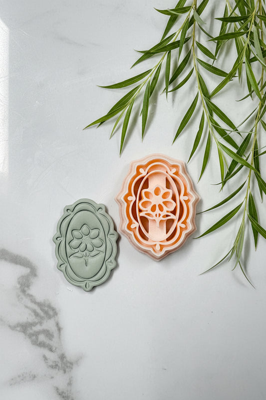 Rococo Flower Polymer Clay Cutter