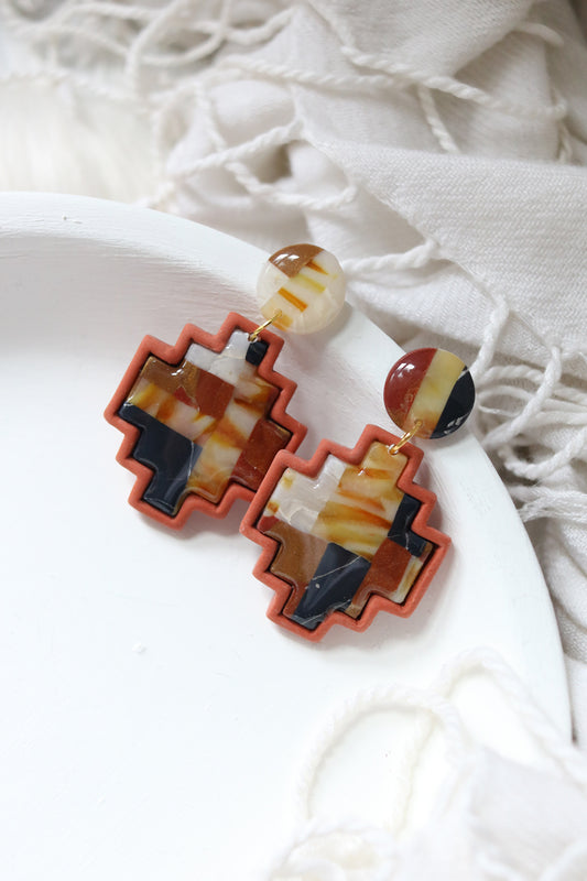 Sediment Polymer Clay Earrings