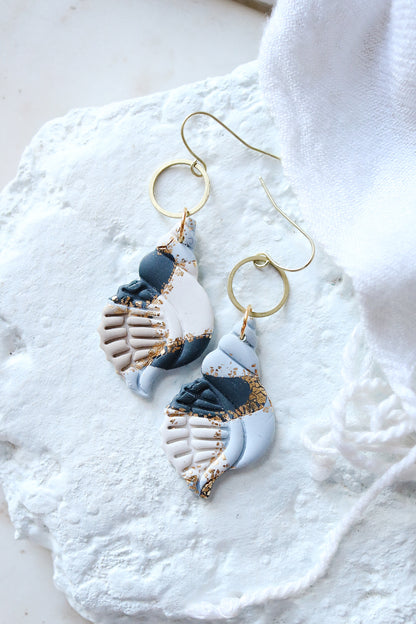 She Sells Sea Shells Polymer Clay Earrings