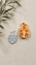 Skull Cauldron Polymer Clay Cutter