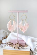 Songbird Earrings in Peach Faced Lovebird