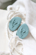 Sow the Seeds Flower Polymer Clay Stud Earrings | Choose Your Colour