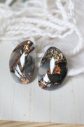 Storm Watcher Polymer Clay Stud Earrings