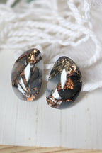 Storm Watcher Polymer Clay Stud Earrings