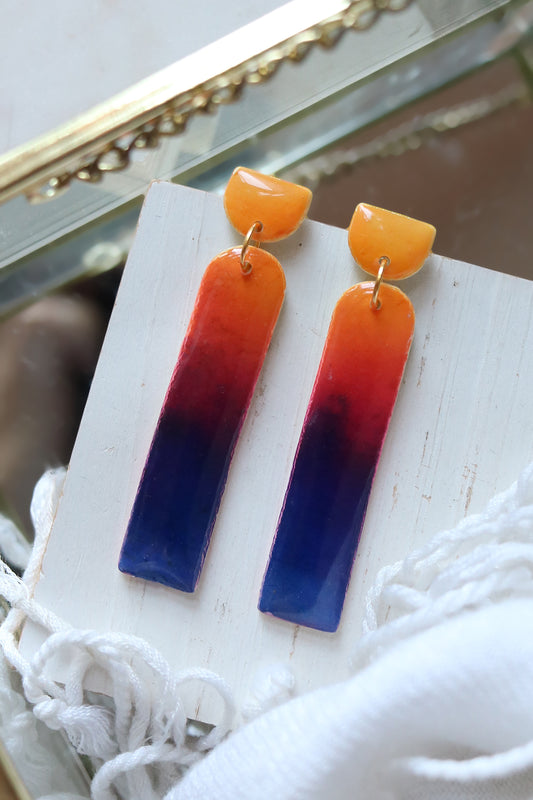 Heatwave Polymer Clay Earrings
