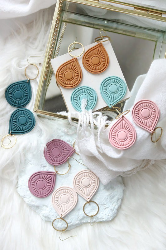 Sunray Earrings | Choose Your Colour - Petal & Posy