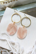 Sunstone Polymer Clay Earrings