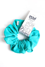 Swim Fluff Chlorine Safe Scrunchie in Aqua - Petal & Posy