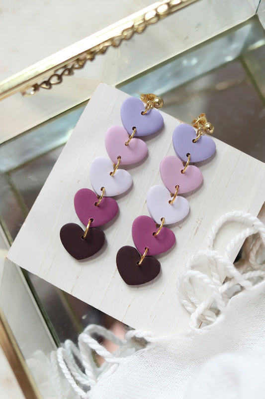 Tender Heart Polymer Clay Earrings