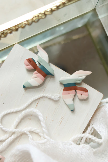 I'll Follow the Sun Polymer Clay Bird Stud Earrings