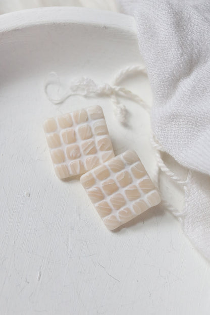 Tiled Stud Polymer Clay Earrings