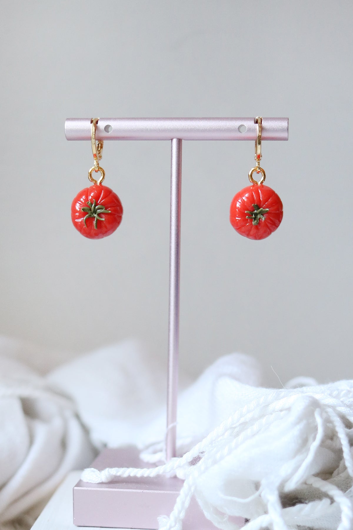 Tomato Tomahto Polymer Clay Earrings