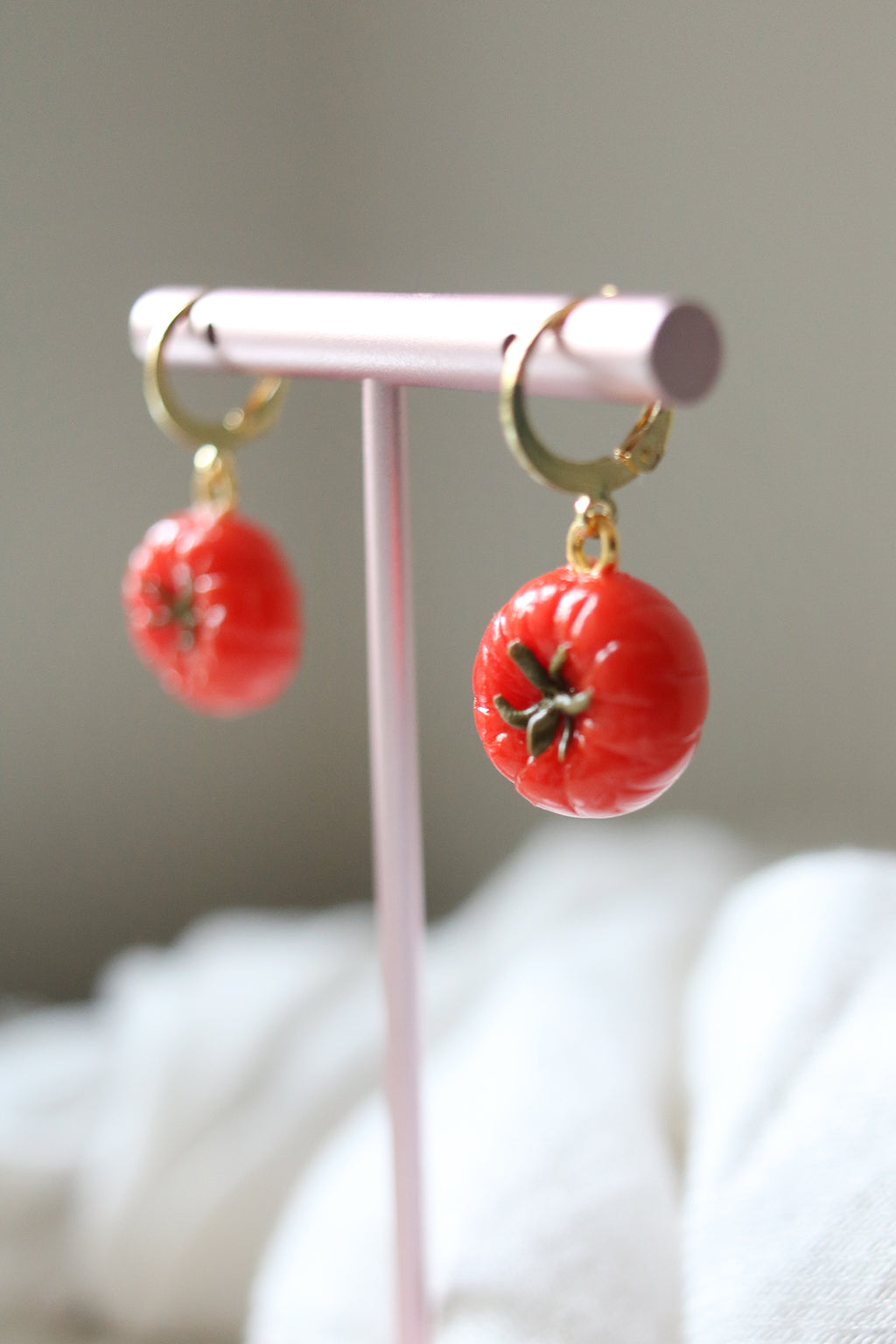 Tomato Tomahto Polymer Clay Earrings
