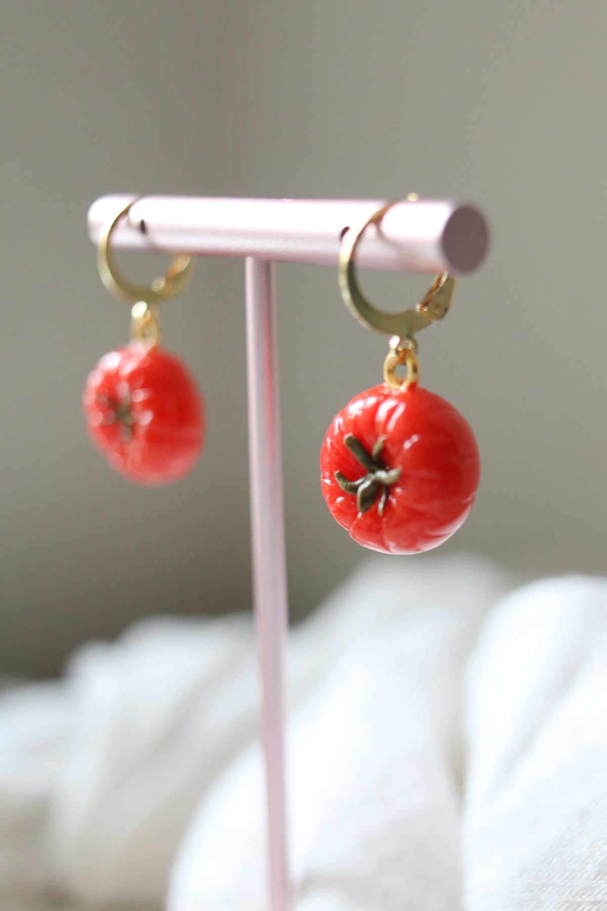 Tomato Tomahto Polymer Clay Earrings