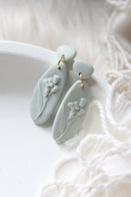 Untamed Floral Polymer Clay Earrings | Choose Your Colour