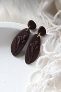 Untamed Floral Polymer Clay Earrings | Choose Your Colour
