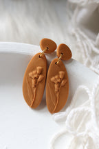 Untamed Floral Polymer Clay Earrings | Choose Your Colour