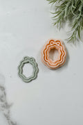 Wavy Bow Open Frame Polymer Clay Cutter