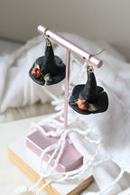 Witchy Woman Polymer Clay Witch Hat Earrings