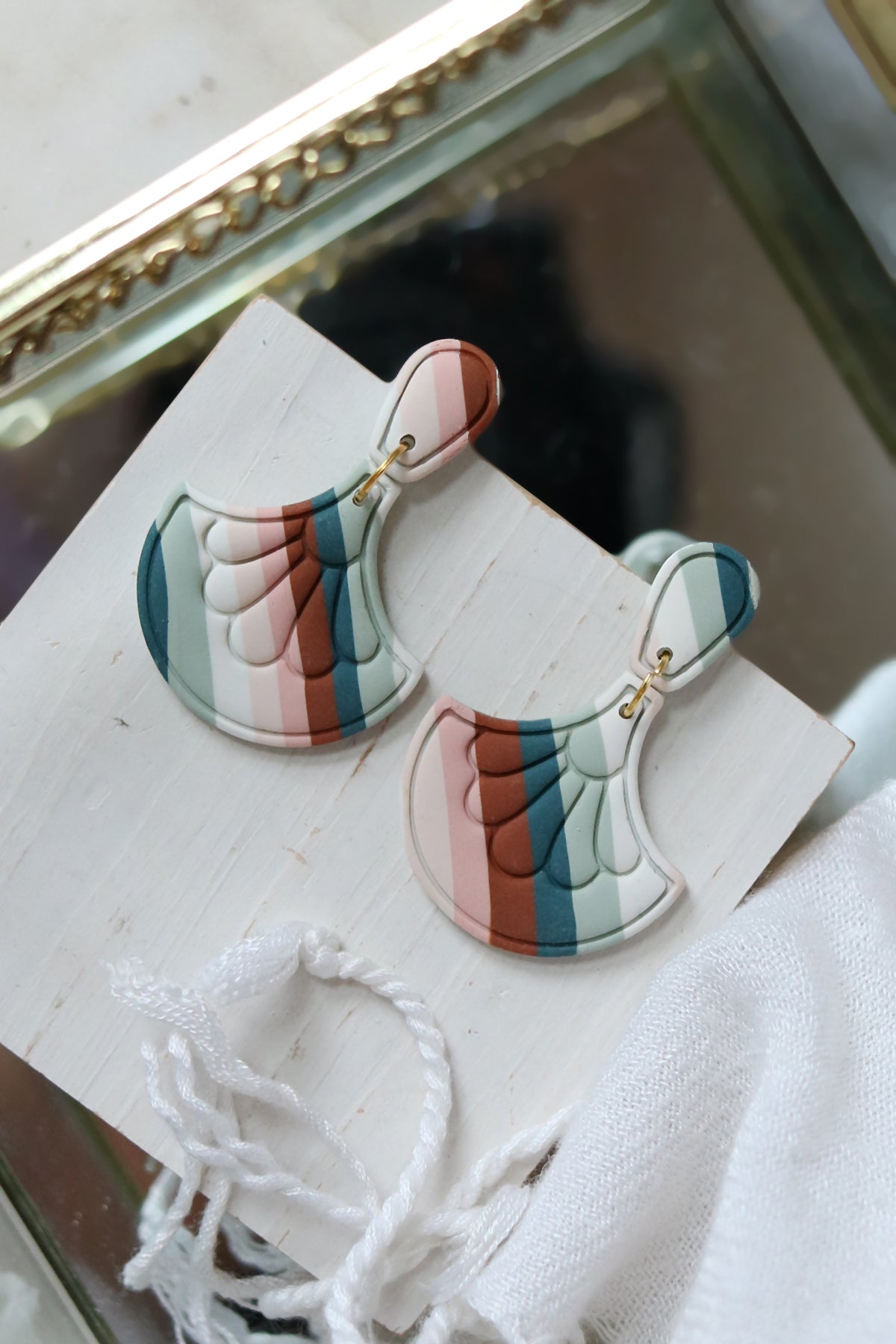 Zephyr Polymer Clay Earrings