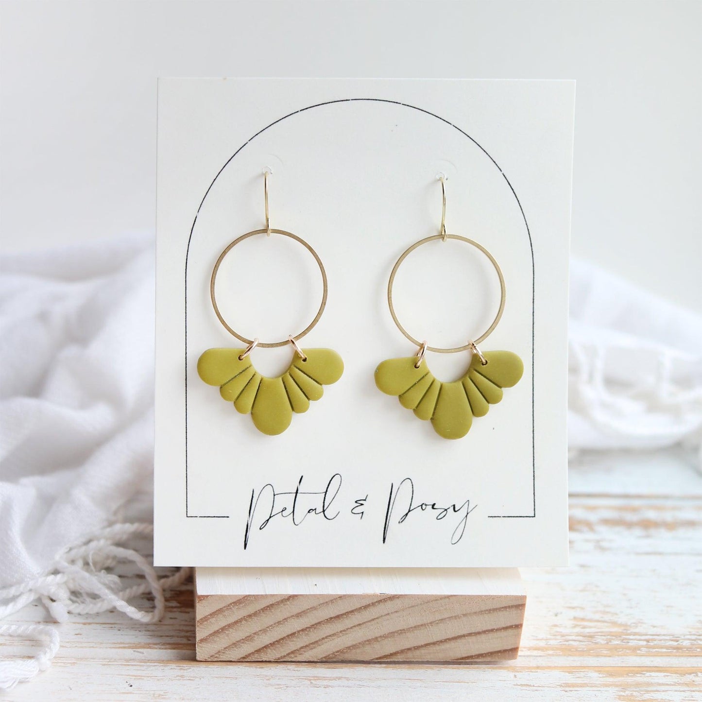 Flutter Earrings in Pickle | Core Collection - Petal & Posy