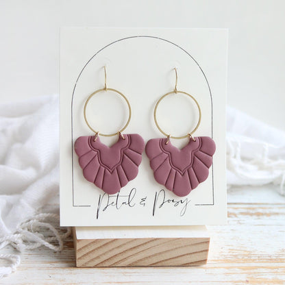 Mandala Earrings | Choose Your Colour - Petal & Posy