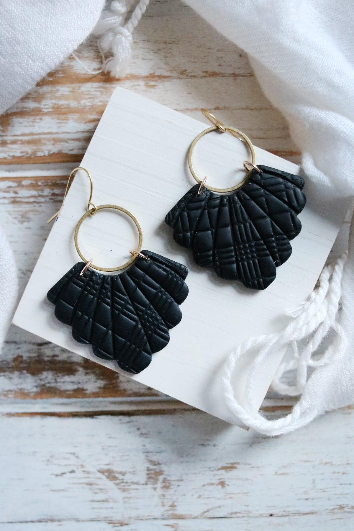Pleather Earrings | Core Collection - Petal & Posy