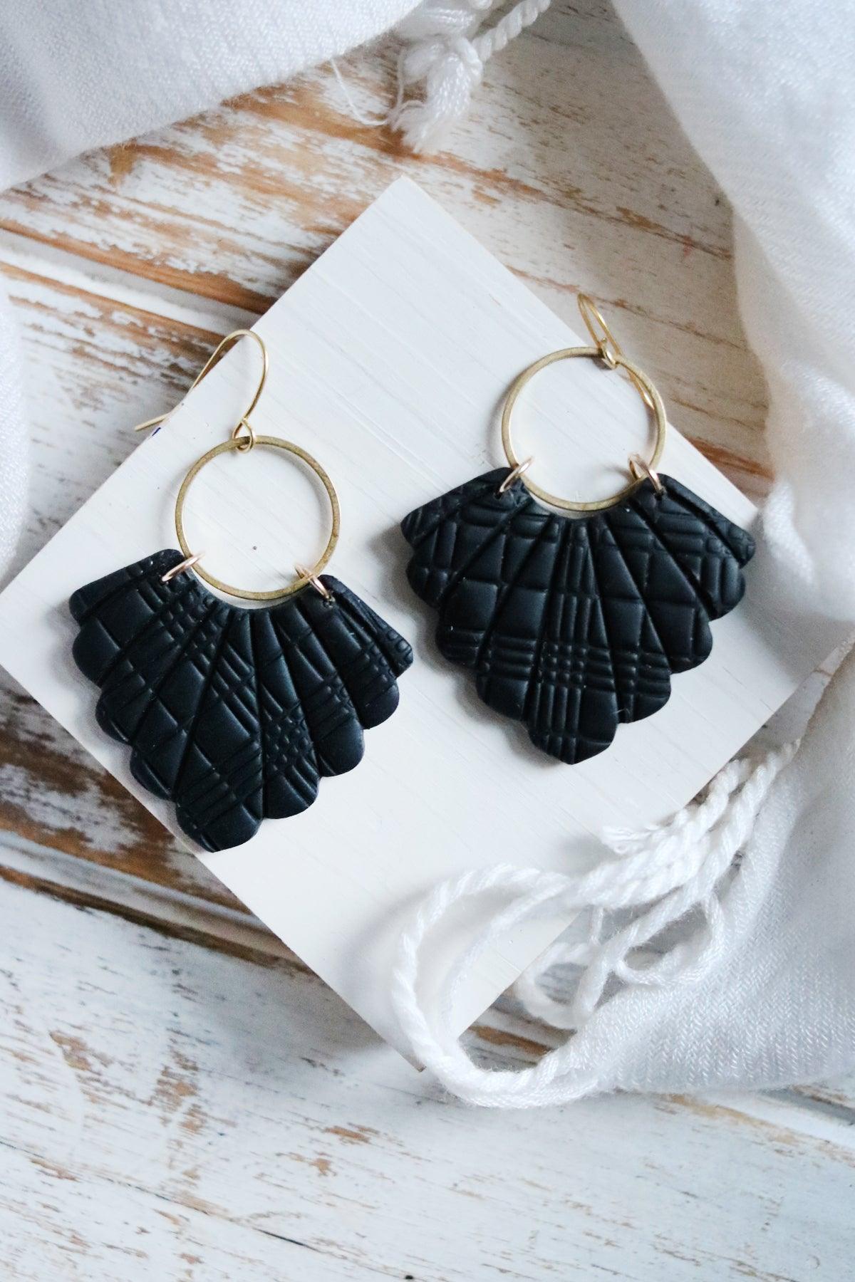 Pleather Earrings | Core Collection - Petal & Posy