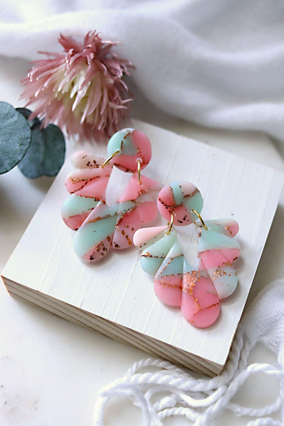 Guardian Earrings in Watermelon - Petal & Posy